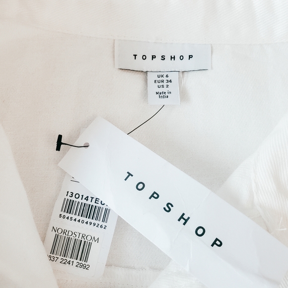Topshop Nordstrom button up top - Picture 4 of 5